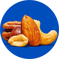 Premium nuts selection.